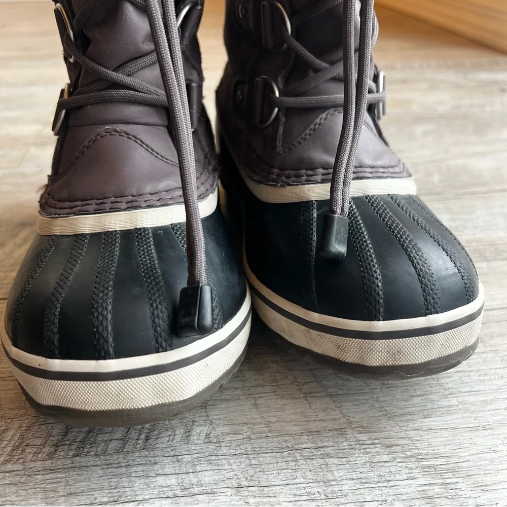 Sorel Suede Tall Joan of Arc Waterproof Lined Light Purple Faux Fur Winter Boots